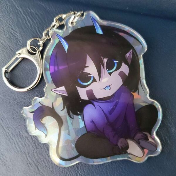 Holographic Keychain - Tatsuya - Image 2