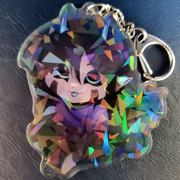 Holographic Keychain - Tatsuya - Image 3